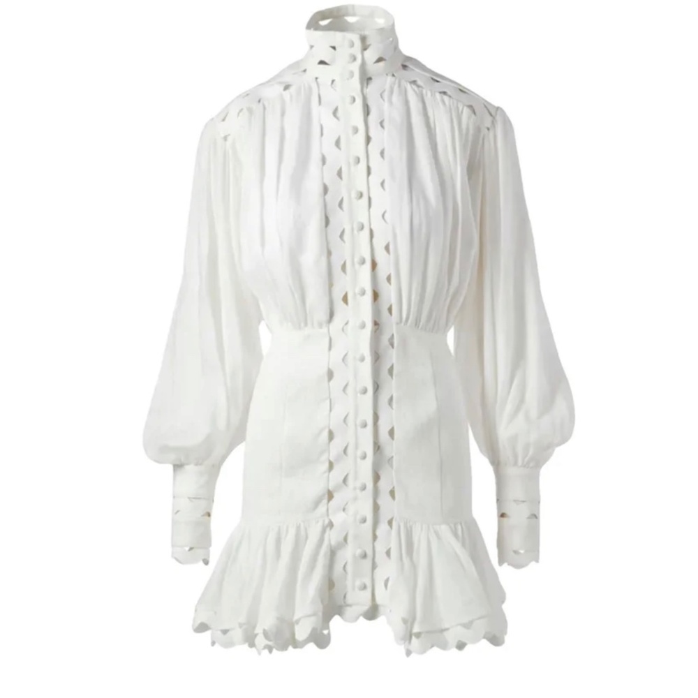 Zimmermann Six Wave Mini Dress Gem